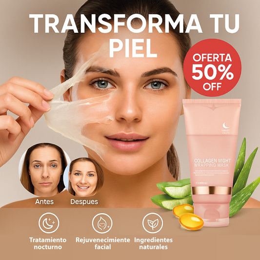 Mascarilla de Colágeno Nocturna | Renueva tu piel con el primer uso