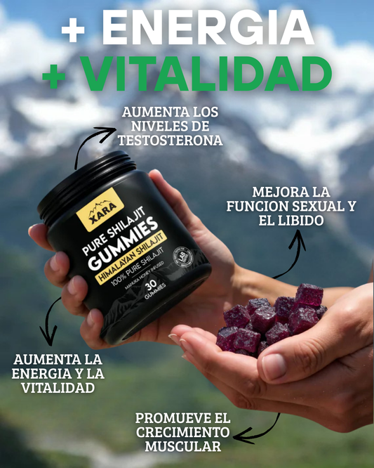Shilajit Gummies - Mas energia Mas vitalidad