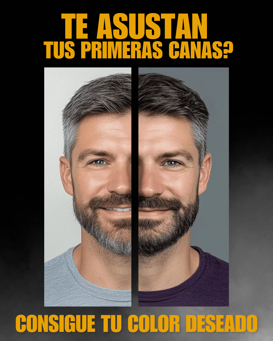 Jabón Comprimido para el Cabello | Elimina Canas en Cabello, Barba y Cejas