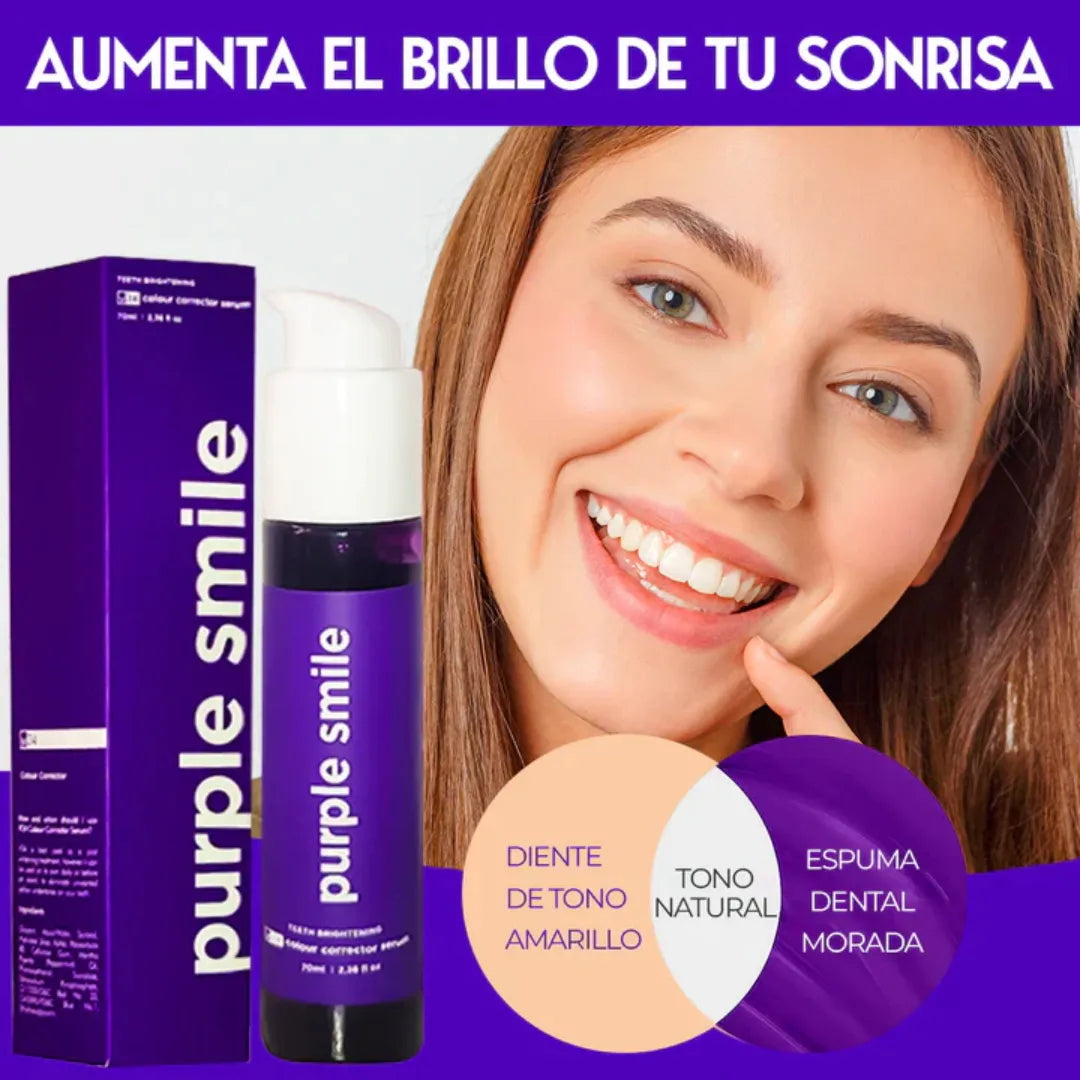 Crema dental Purple Smile | Tu sonrisa mas blanca