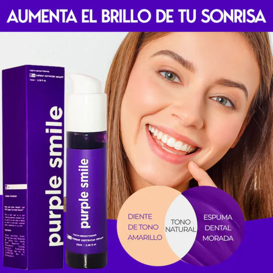 Crema dental Purple Smile | Tu sonrisa mas blanca